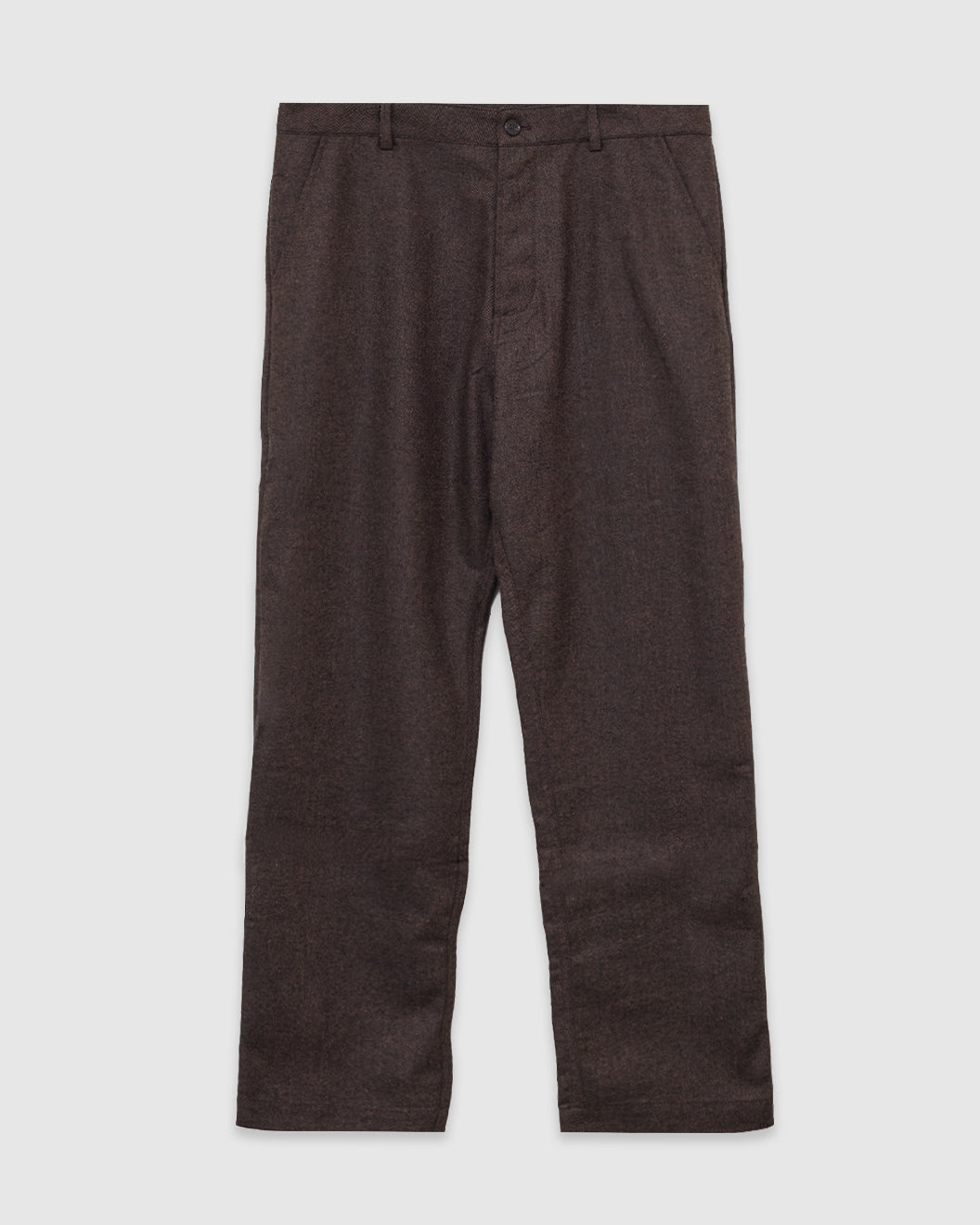 Military Chino Recycled Italian Tweed Brown