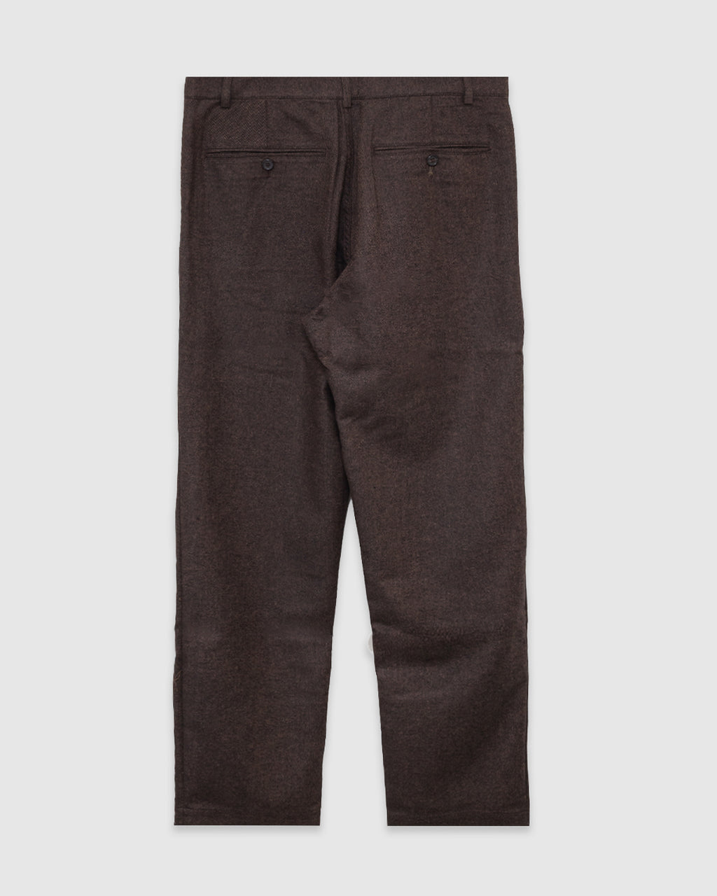 Military Chino Recycled Italian Tweed Brown