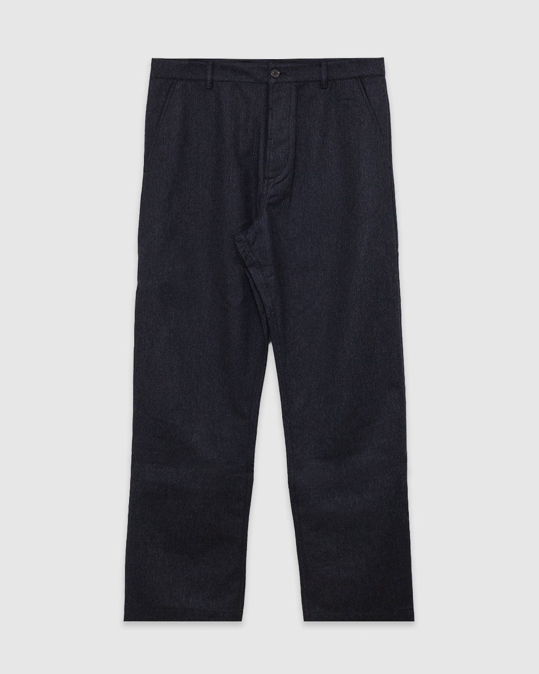 Military Chino Recycled Italian Tweed Charcoal