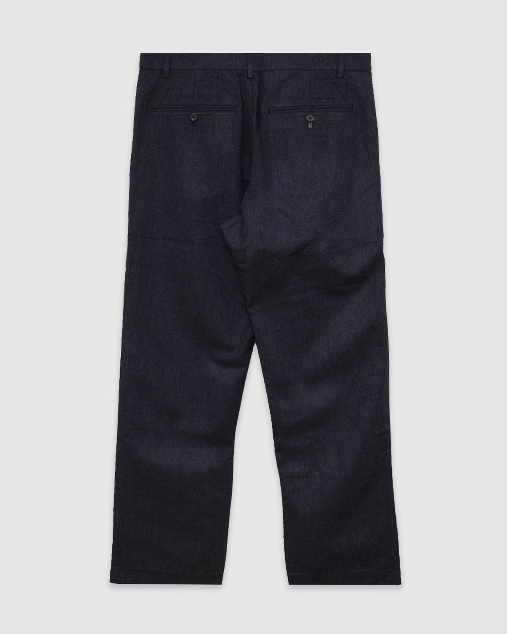 Military Chino Recycled Italian Tweed Charcoal