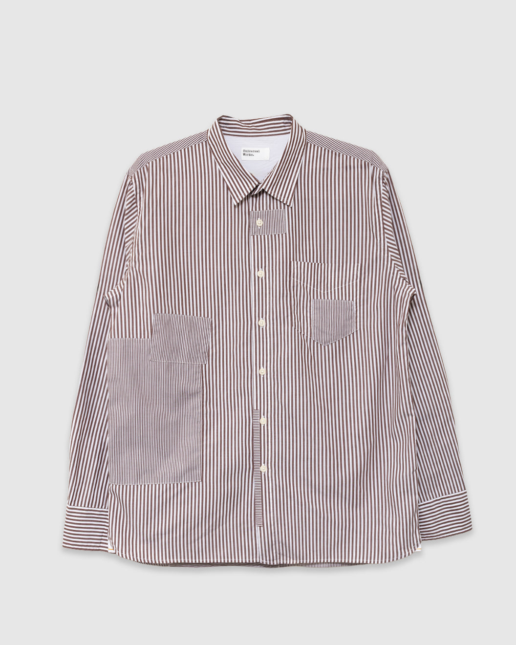 Patched Shirt Queens Cotton Brown