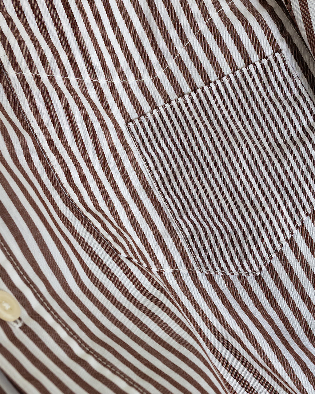 Patched Shirt Queens Cotton Brown