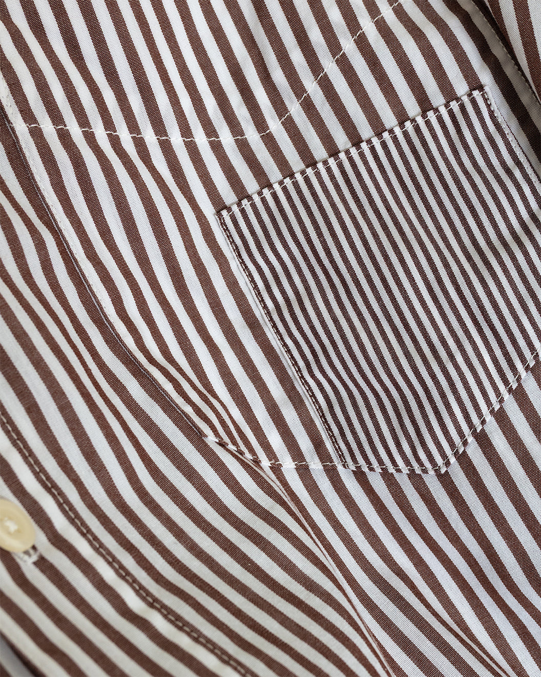 Patched Shirt Queens Cotton Brown