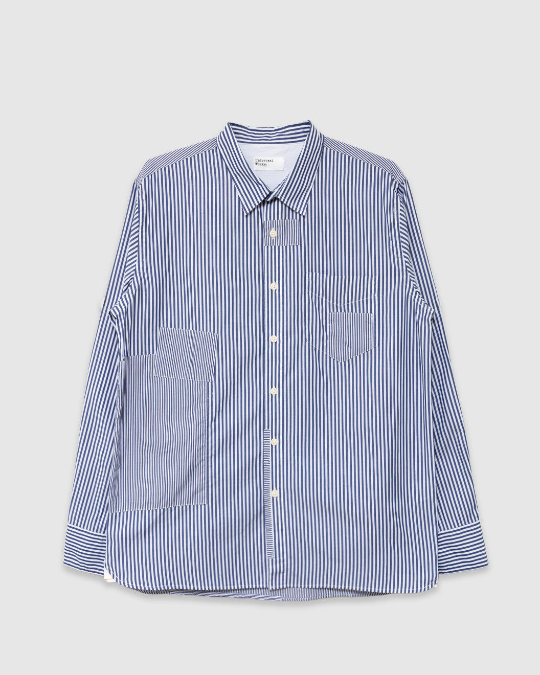 Patched Shirt Queens Cotton Navy