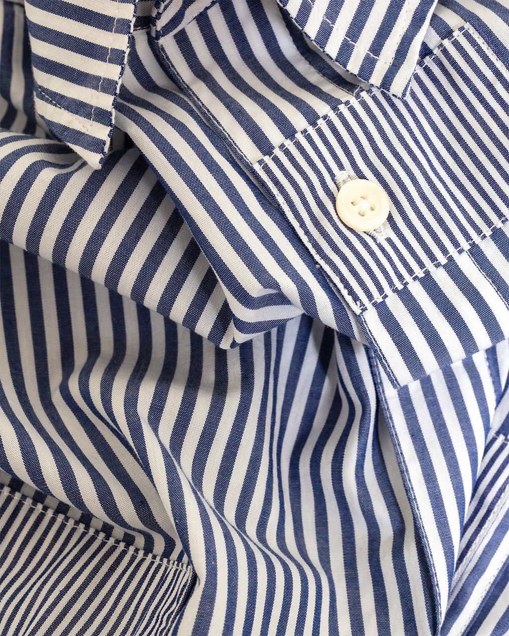 Patched Shirt Queens Cotton Navy