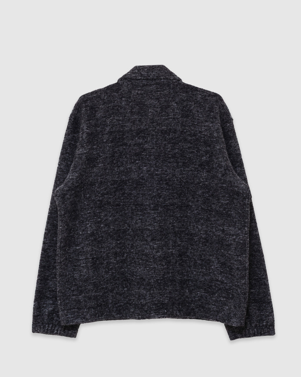 Rams Jacket Wool Mix Knit Grey Marl