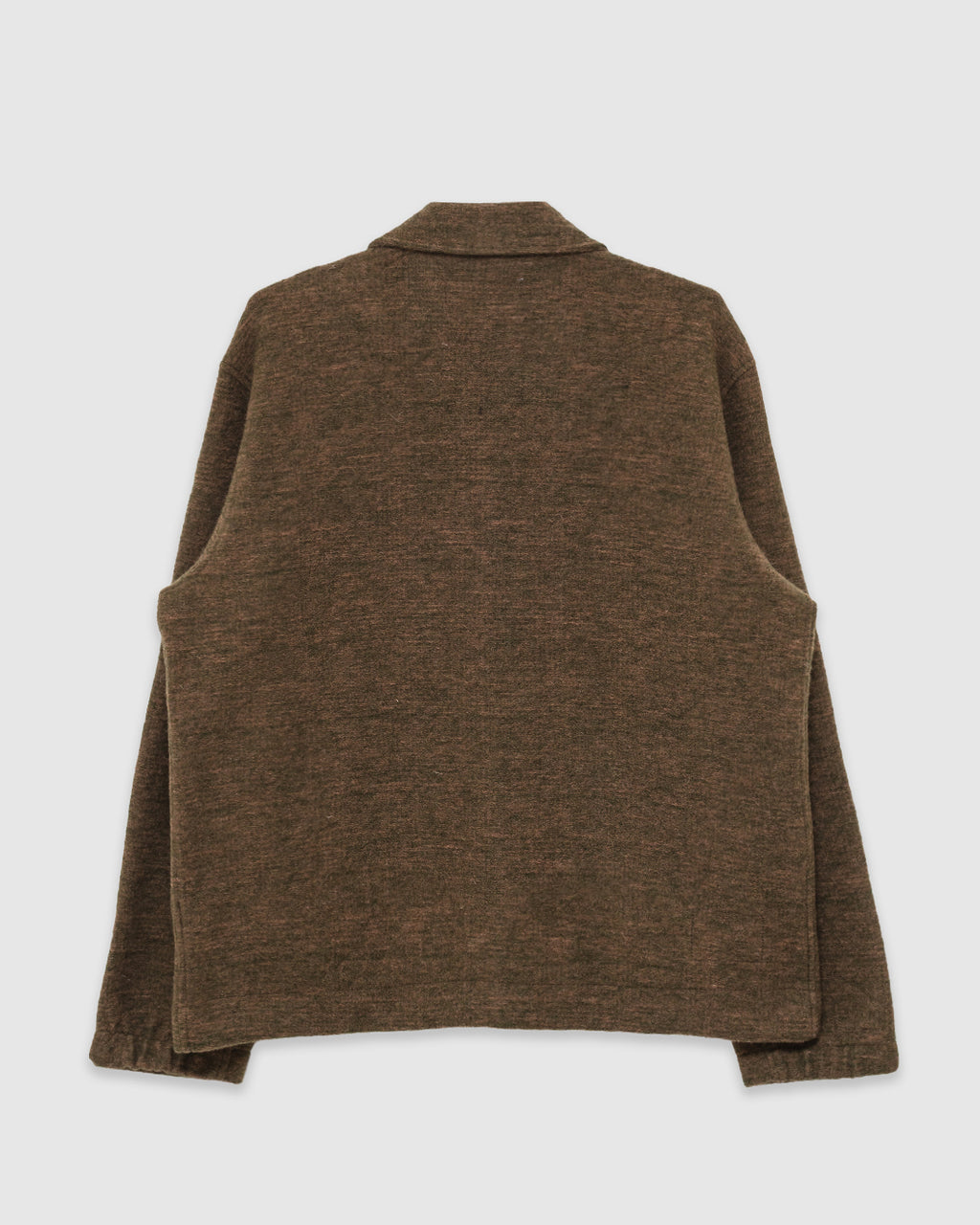Rams Jacket Wool Mix Knit Olive