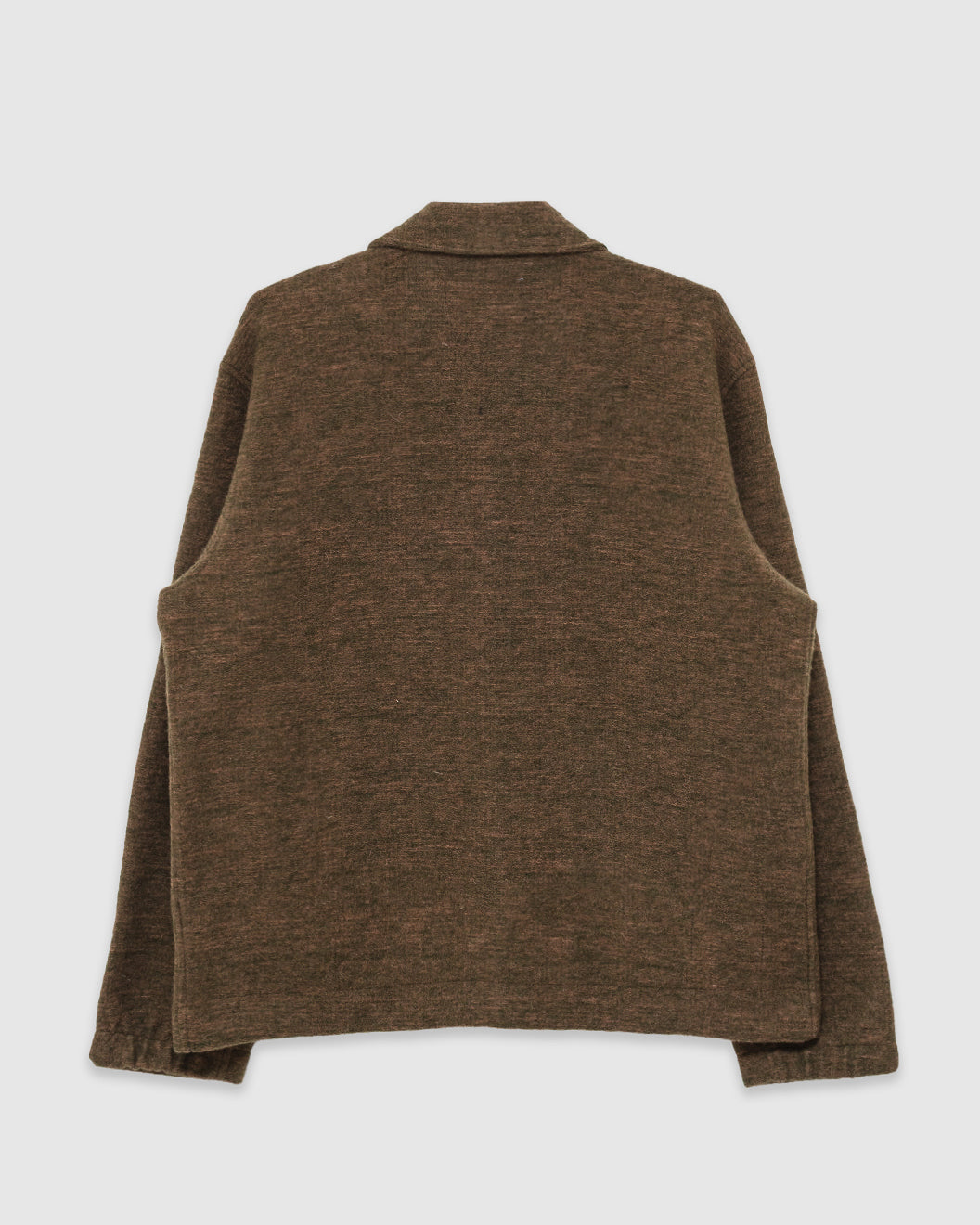 Rams Jacket Wool Mix Knit Olive