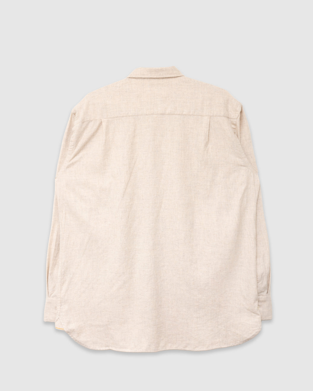 Square Pocket Shirt Brushed Flannel Ecru