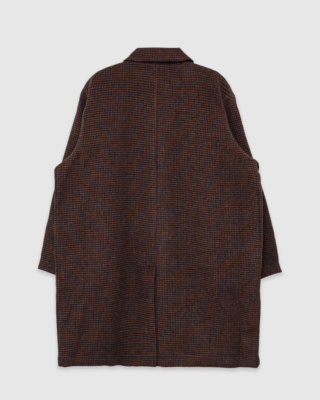 Stan Coat Wool Tweed Mix Navy/Brown
