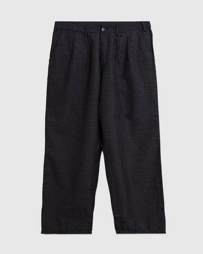 Dutch Pant Tropical Suiting Brown Marl