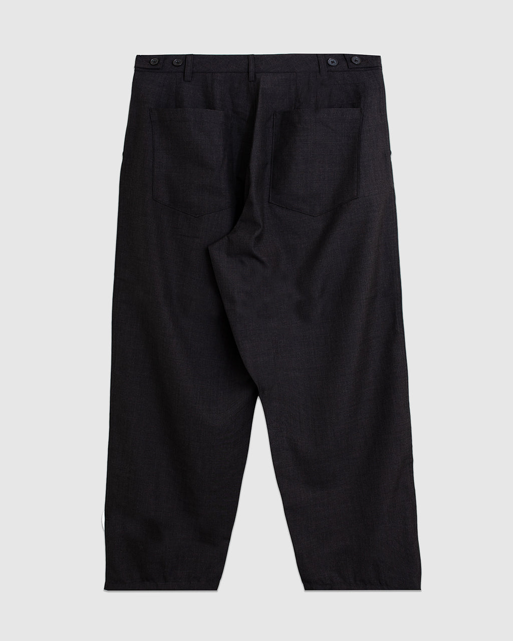 Dutch Pant Tropical Suiting Brown Marl