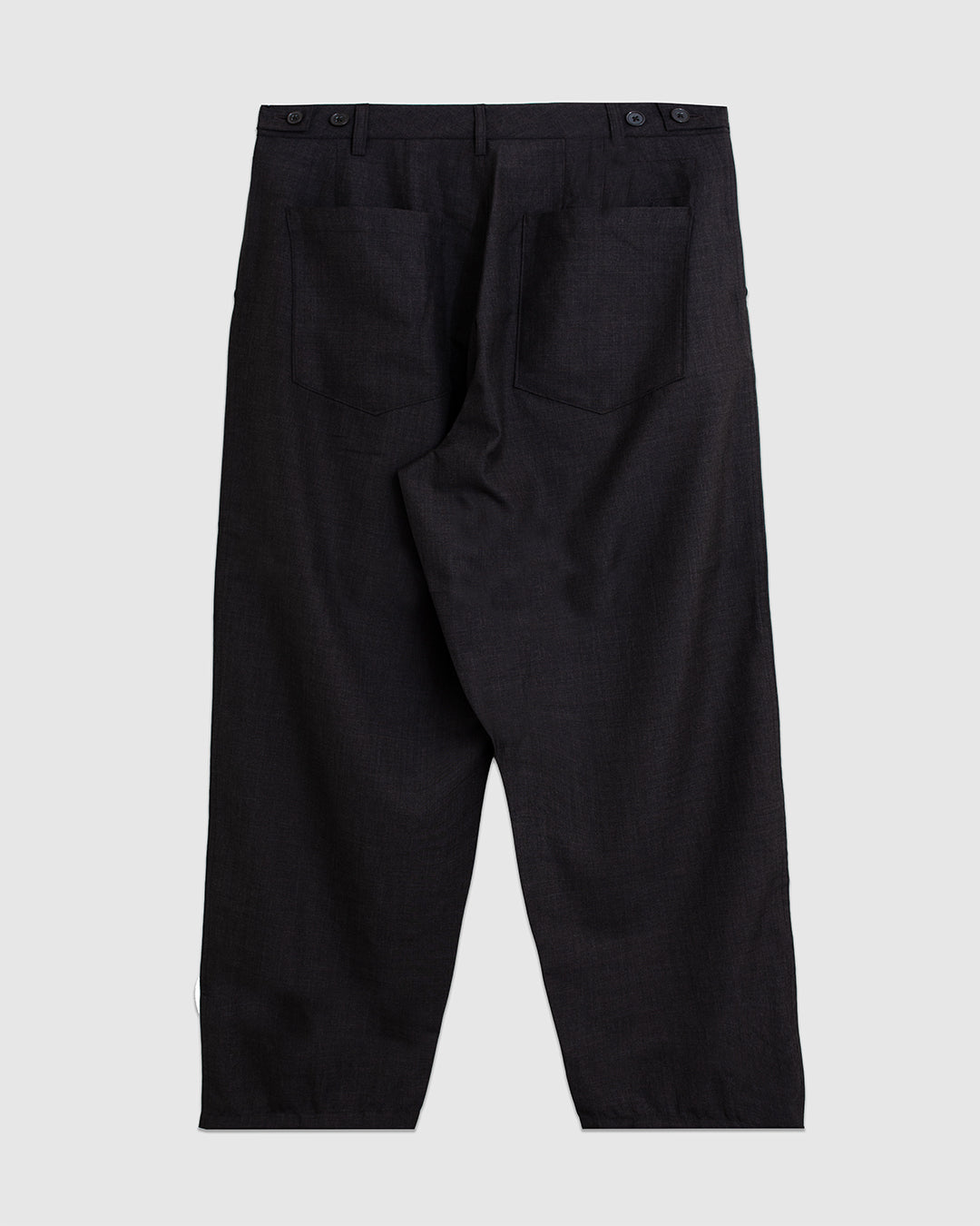 Dutch Pant Tropical Suiting Brown Marl