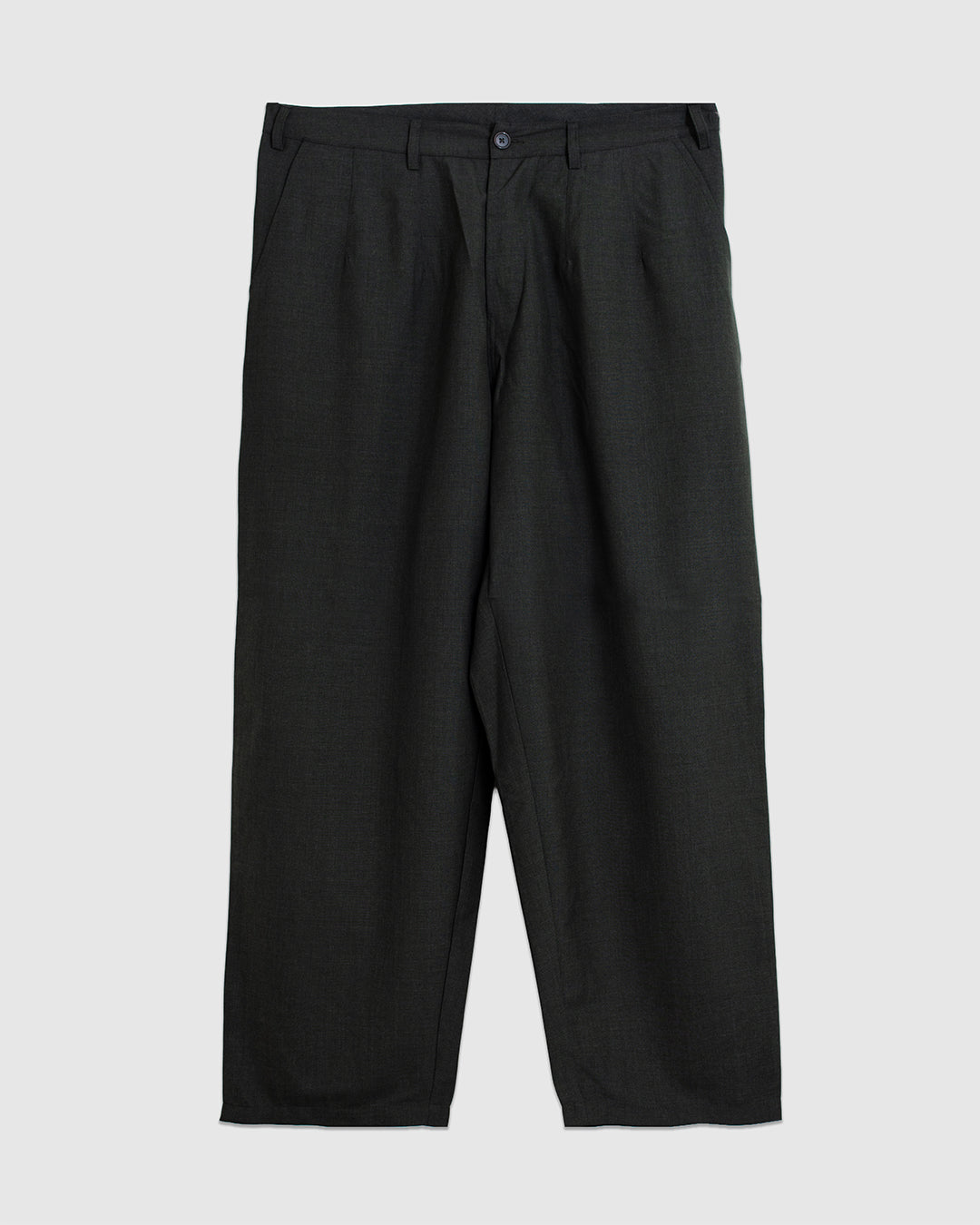Dutch Pant Tropical Suiting Olive Marl