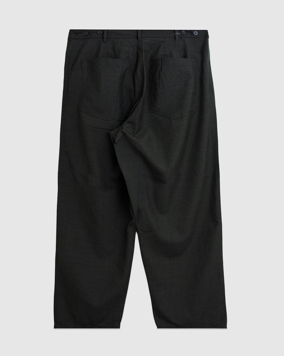 Dutch Pant Tropical Suiting Olive Marl
