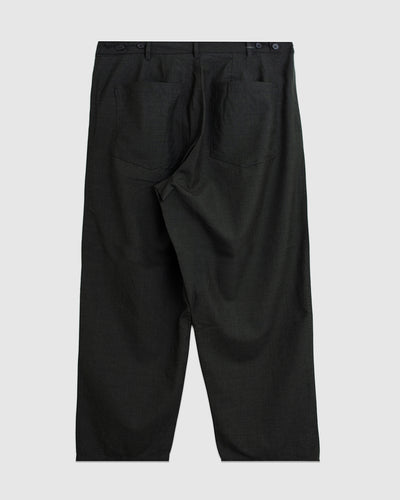 Dutch Pant Tropical Suiting Olive Marl