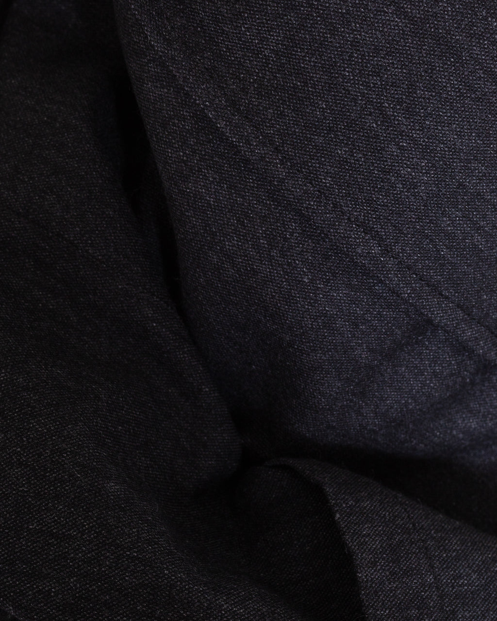 Two Button Jacket Recycled Italian Tweed Charcoal