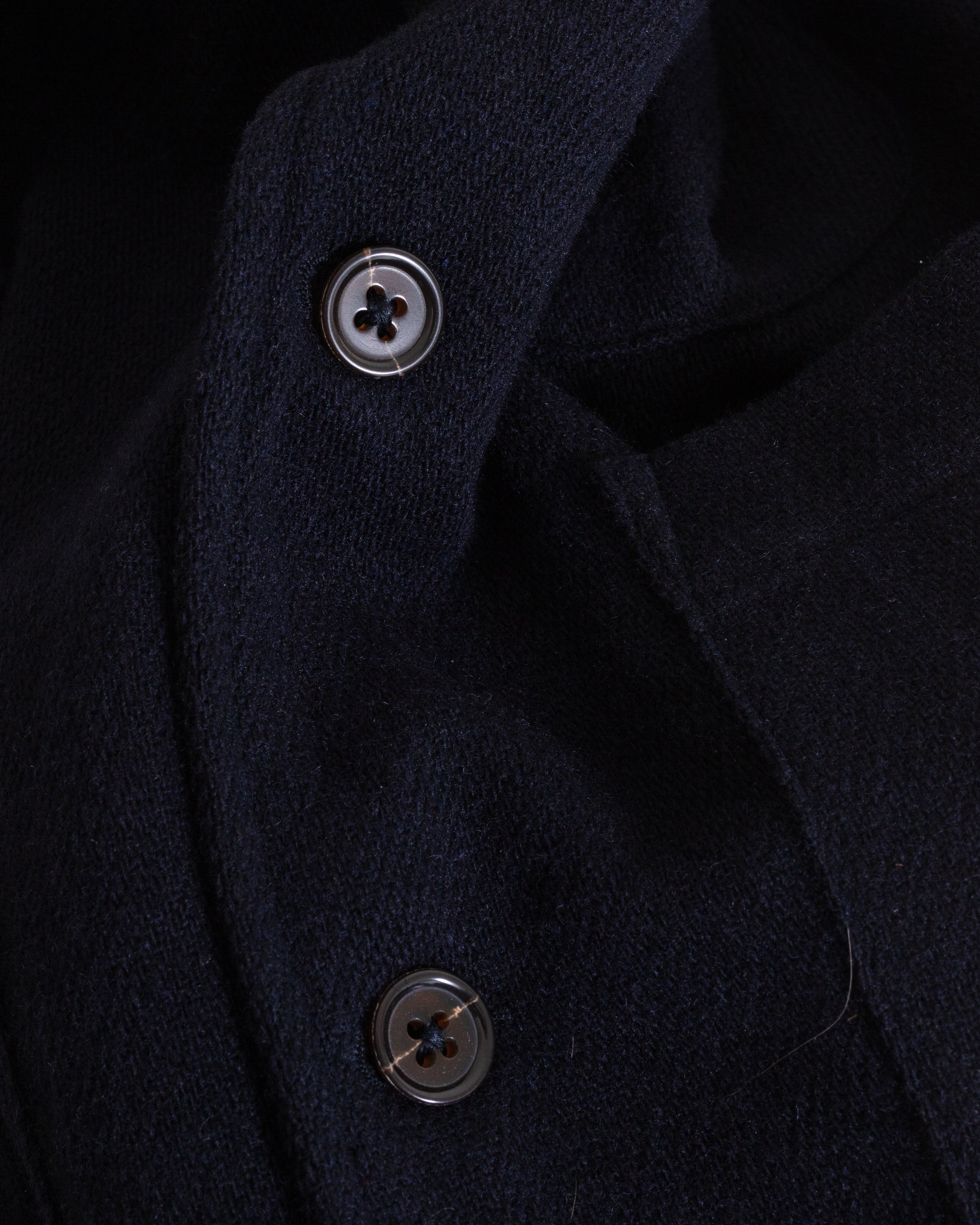 Two Button Jacket Robin Wool Mix Dark Navy