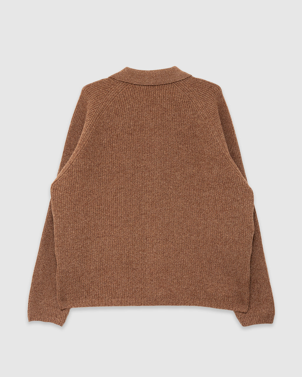 Zip Cardigan Eco Wool Tawny
