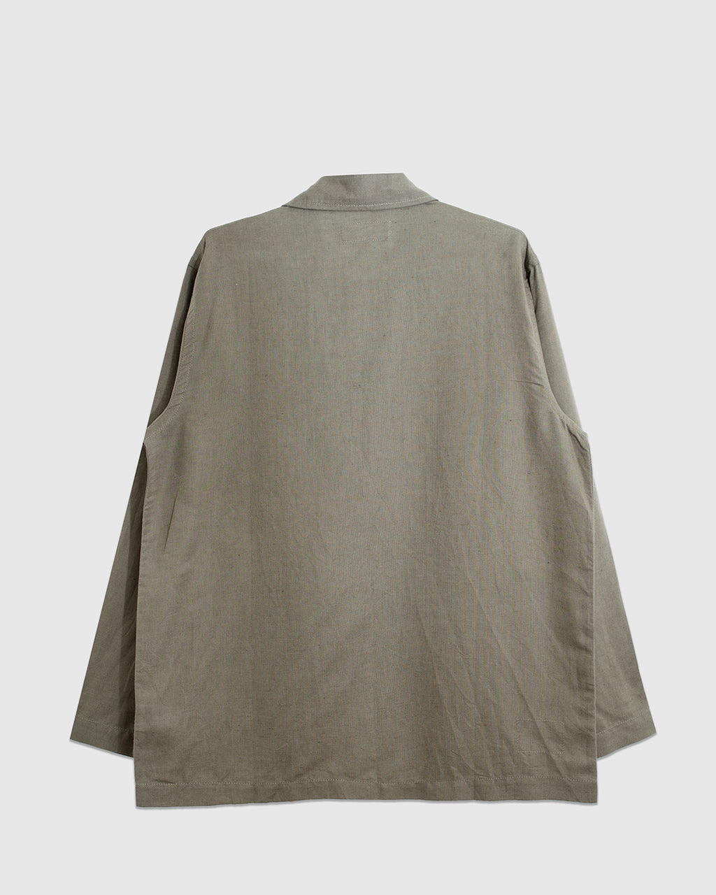 Bakers Overshirt Linen Cotton Olive