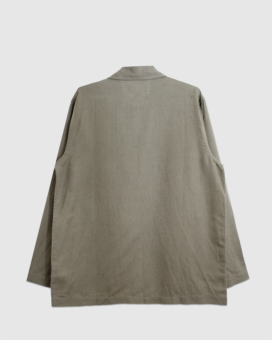 Bakers Overshirt Linen Cotton Olive