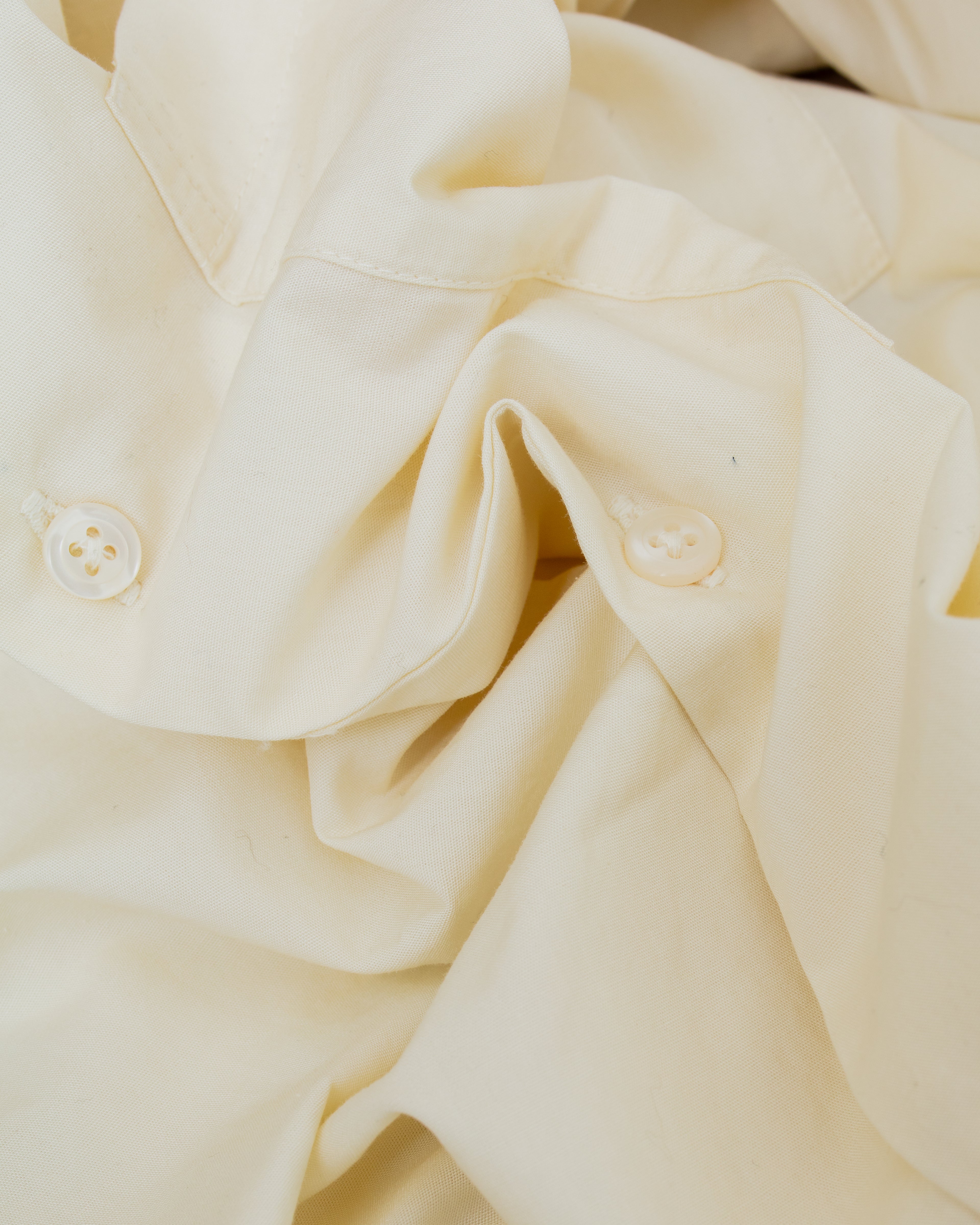 Camp Shirt Broadcloth Ecru