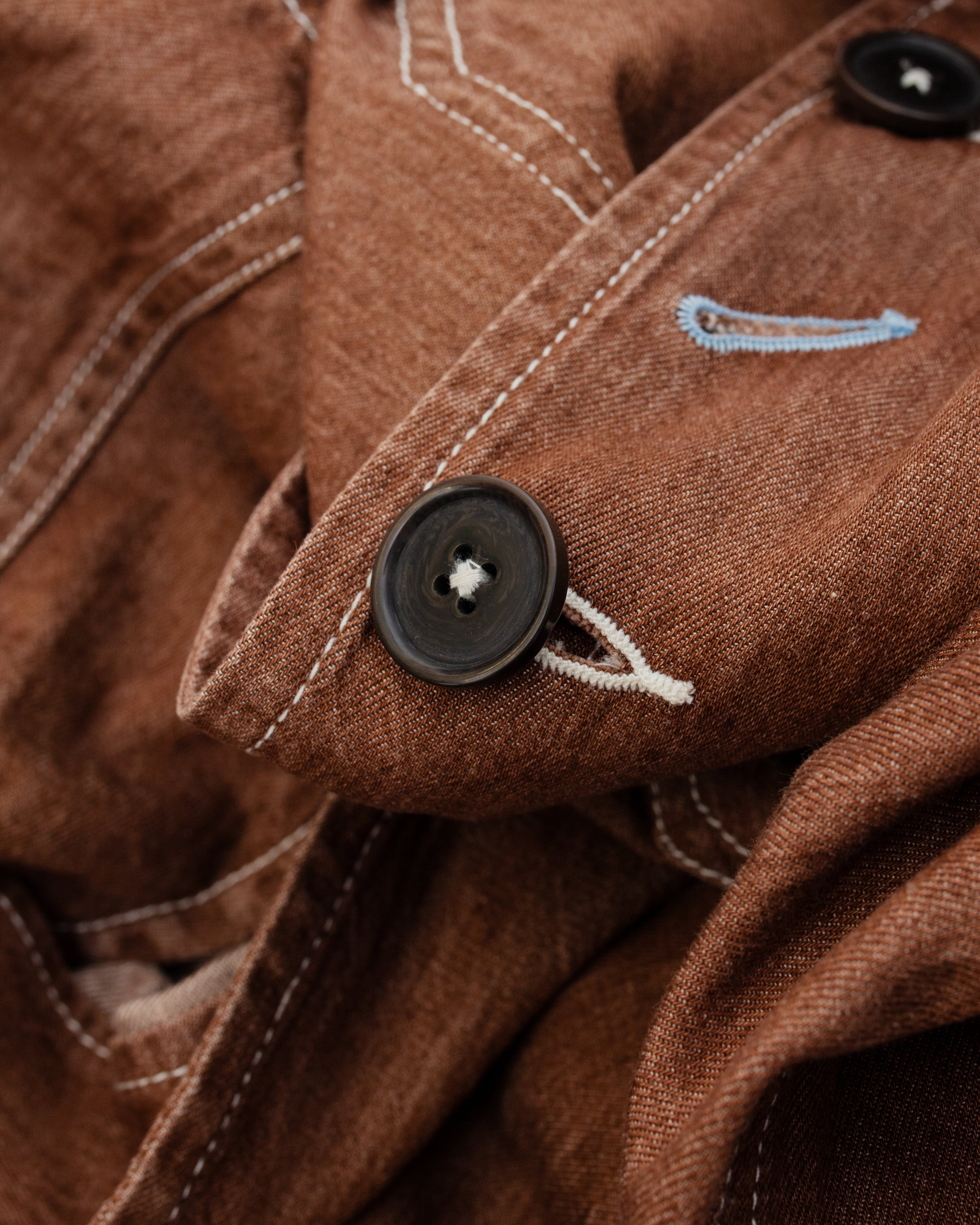OG Bakers Jacket Meco Denim Brown