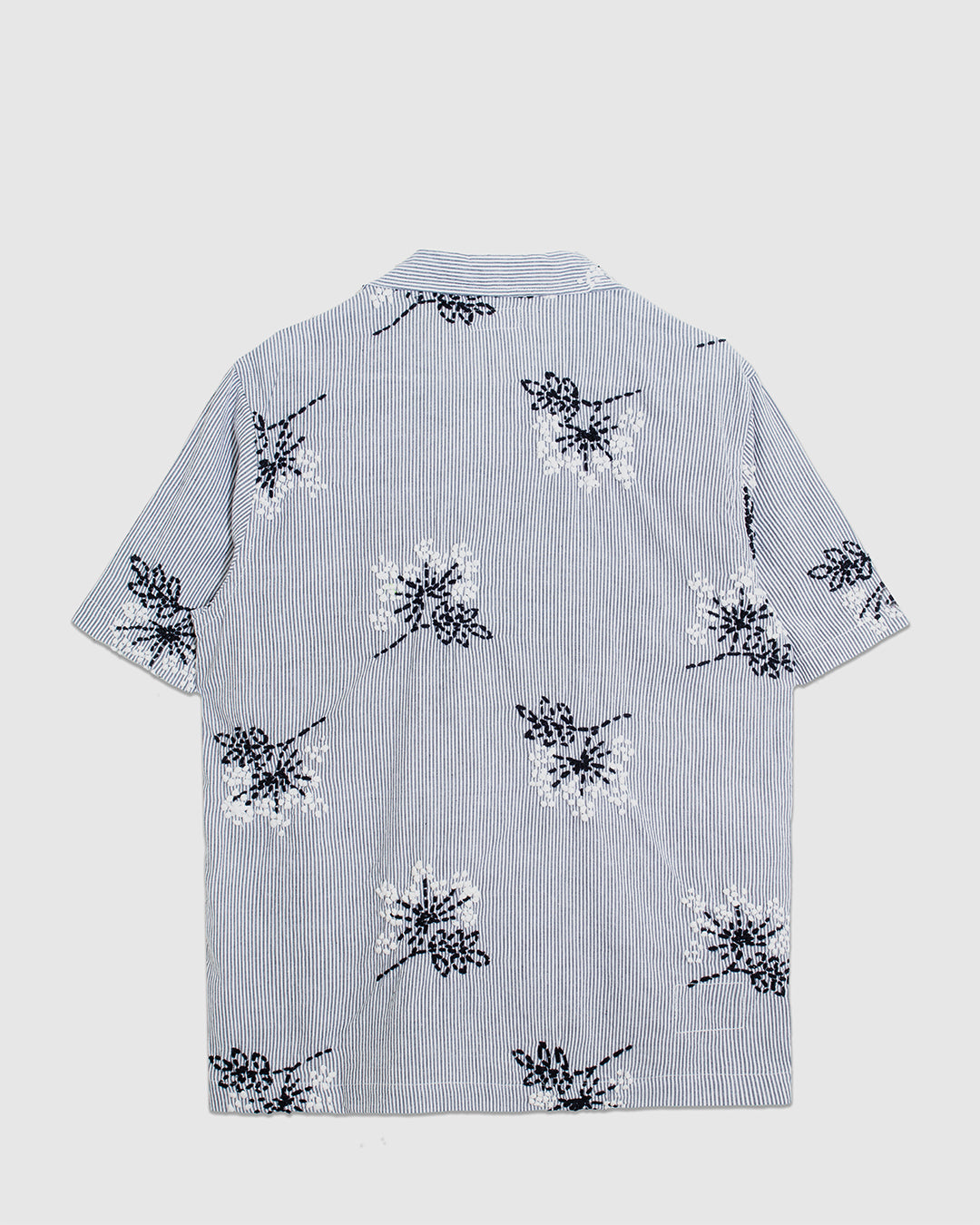 Road Shirt Hand Emb Stripe Grey