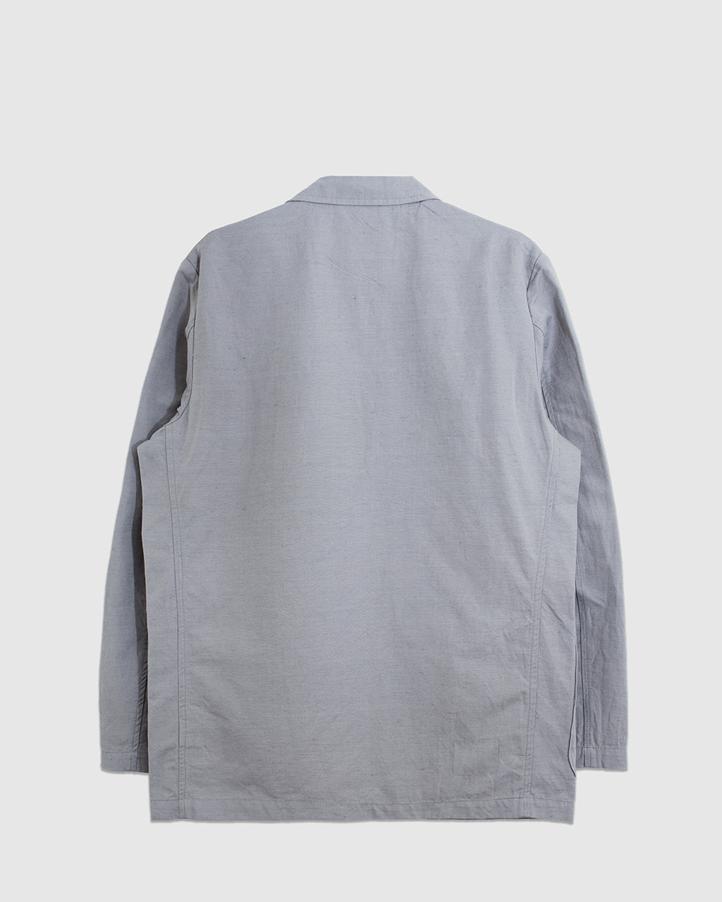 Two Button Jacket Linen Slub Mid Grey