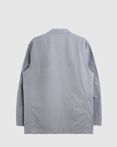 Two Button Jacket Linen Slub Mid Grey