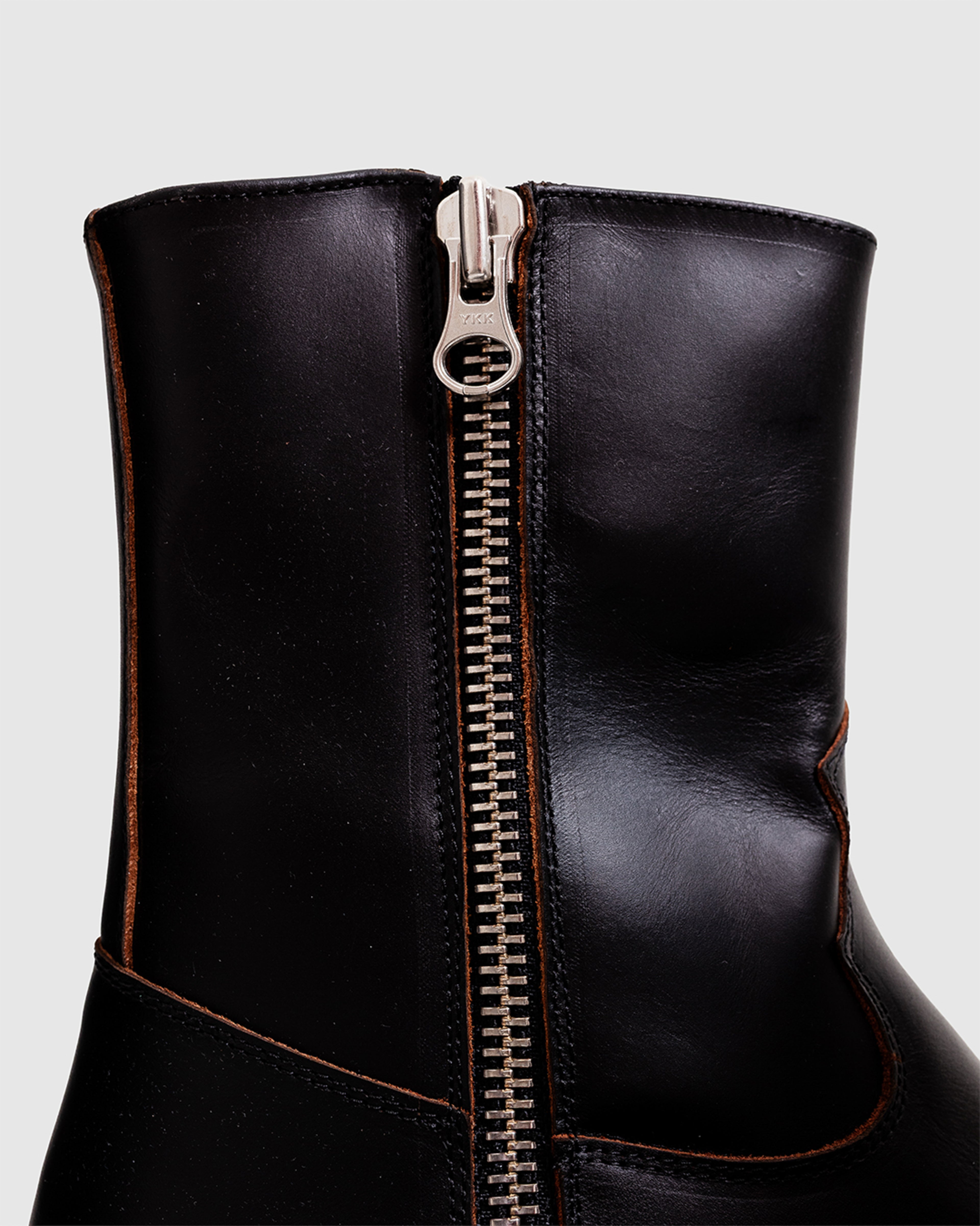 Moto Boot Black Nappa Leather