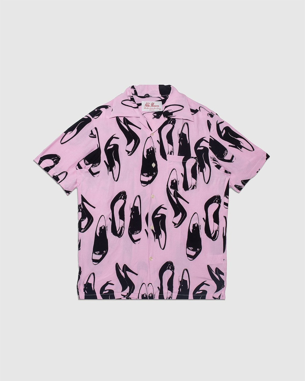 Heels Camp Shirt - Pink - ALOHA BLOSSOM