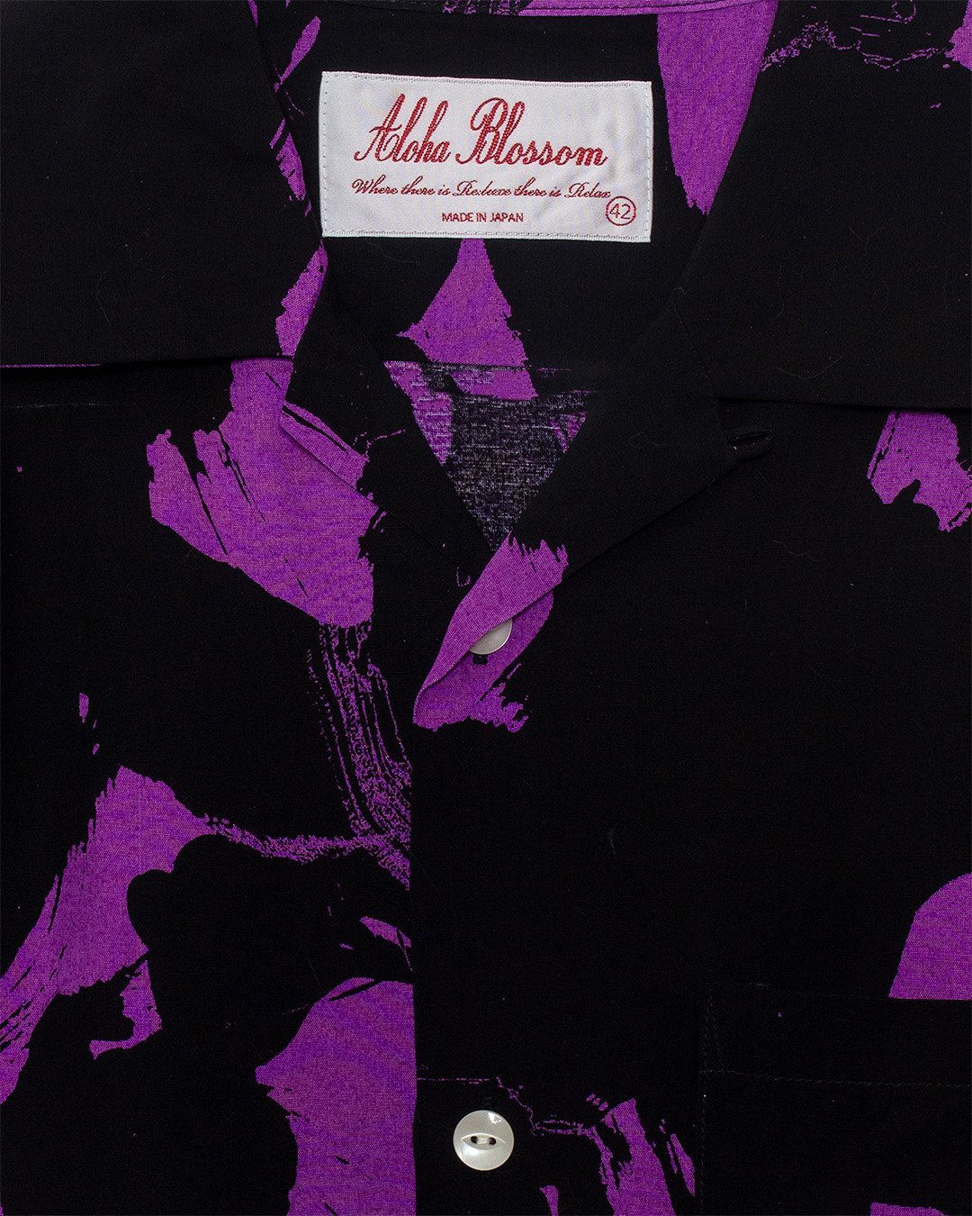 Rinne Camp Shirt - Purple - ALOHA BLOSSOM