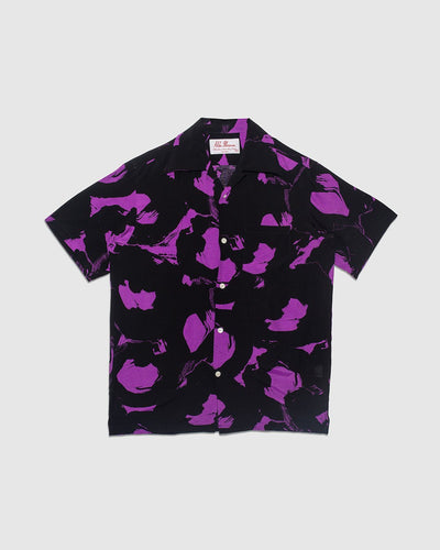 Rinne Camp Shirt - Purple - ALOHA BLOSSOM