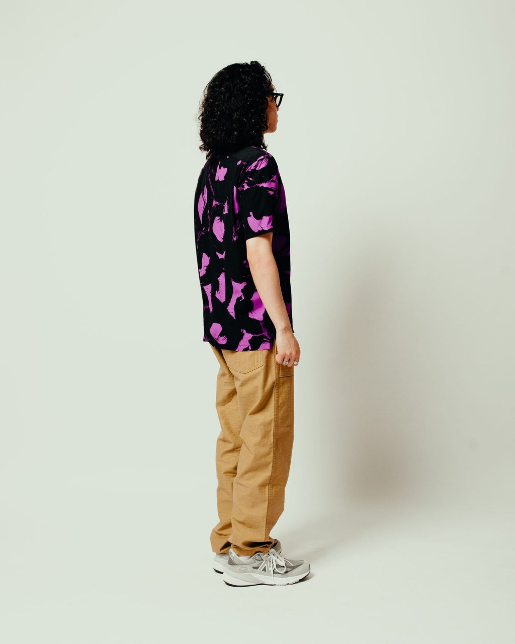 Rinne Camp Shirt - Purple - ALOHA BLOSSOM