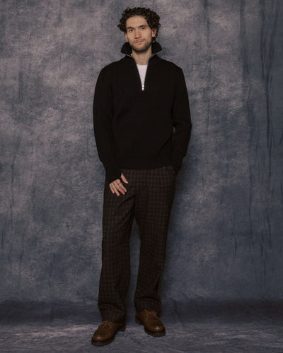 Navy Half-Zip Black - ANDERSEN-ANDERSEN