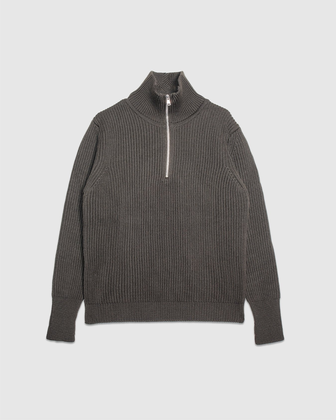 Navy Half-Zip Hunting Green - ANDERSEN-ANDERSEN