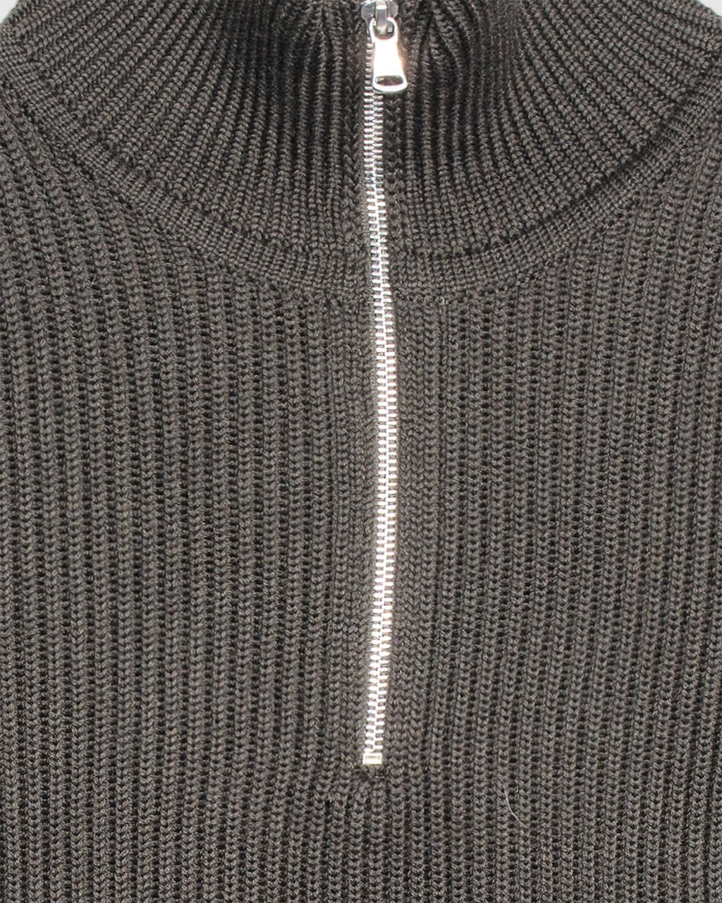 Navy Half-Zip Hunting Green - ANDERSEN-ANDERSEN