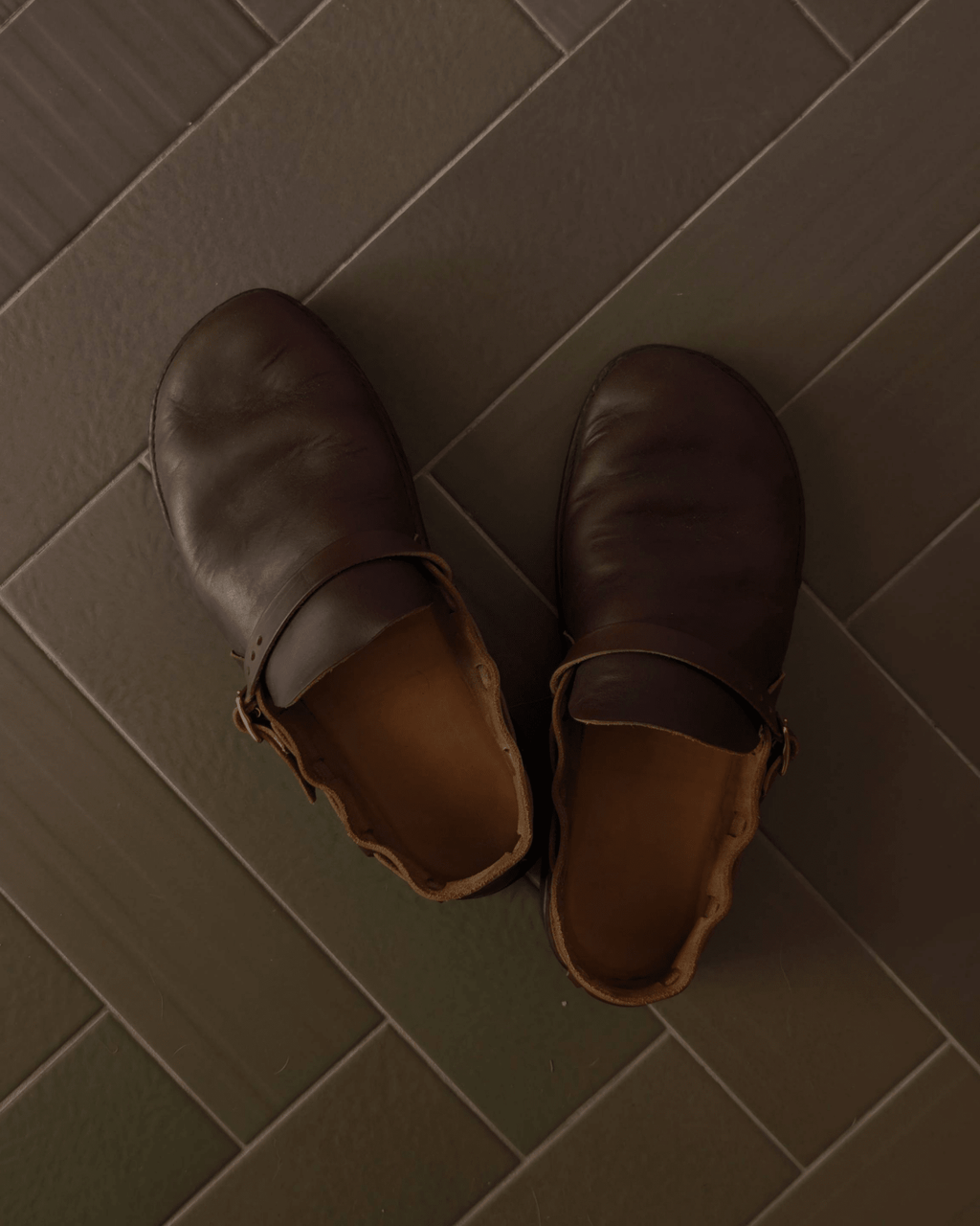 Men's Middle English Brown - AURORA SHOE CO.
