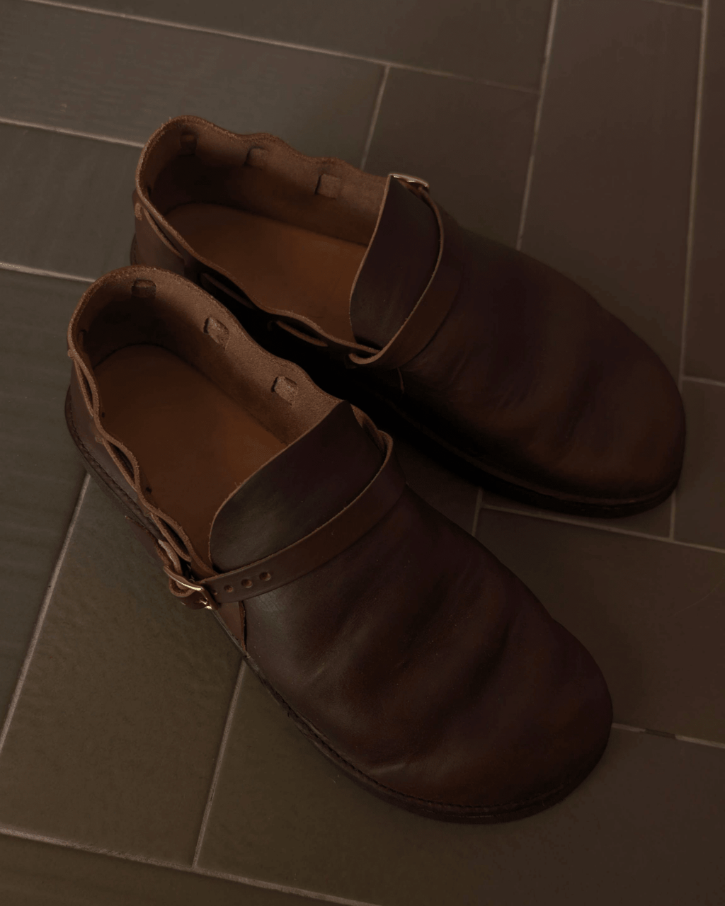 Men's Middle English Brown - AURORA SHOE CO.