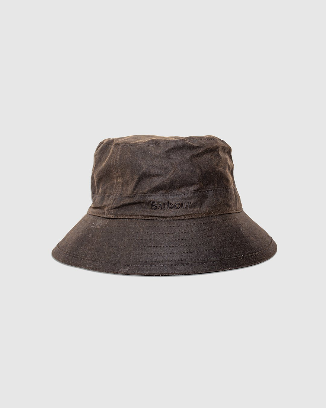 Barbour Wax Bucket Hat - Olive - BARBOUR