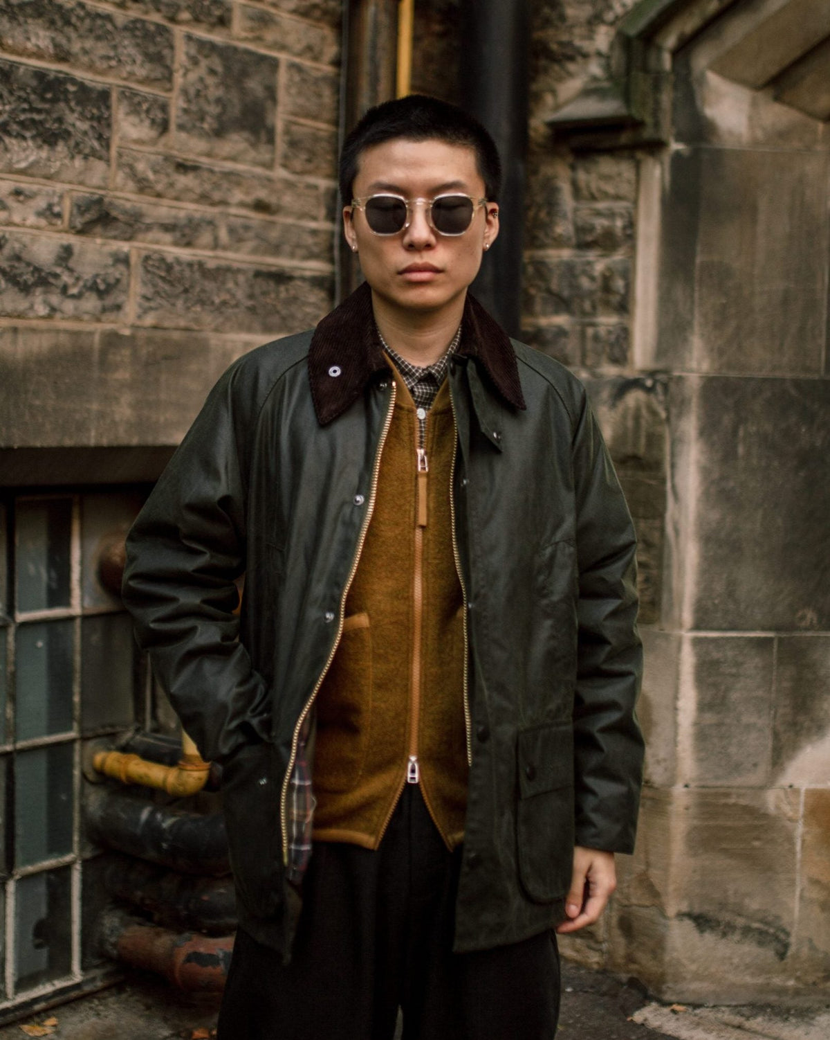Bedale Wax Jacket Archive Olive - BARBOUR
