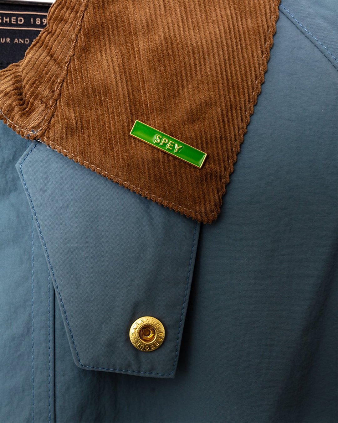 Icons Spey Jacket Blue Stone - BARBOUR