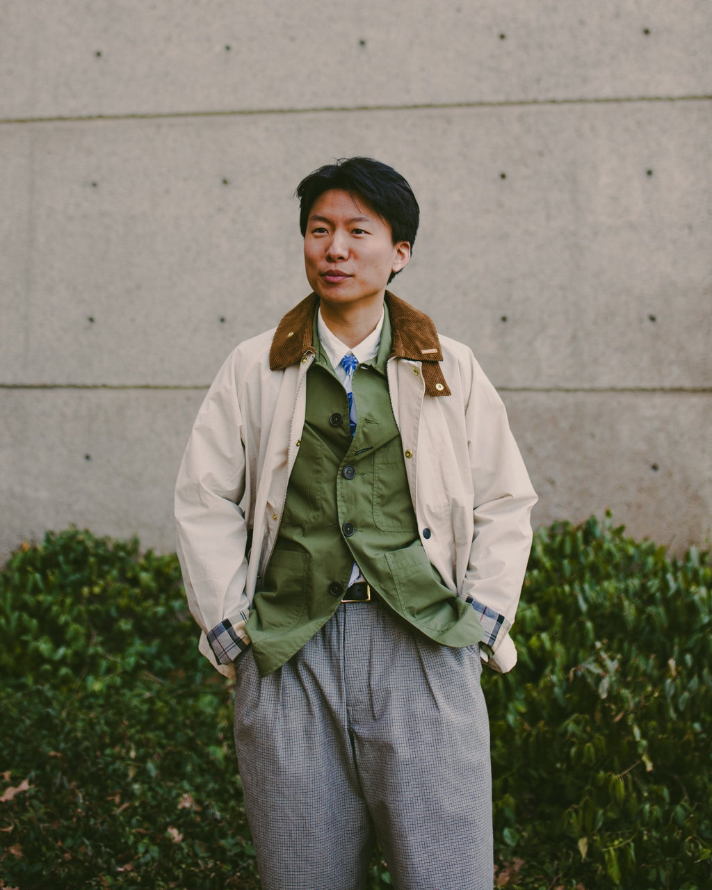Icons Transport Casual Jacket Oatmeal - BARBOUR