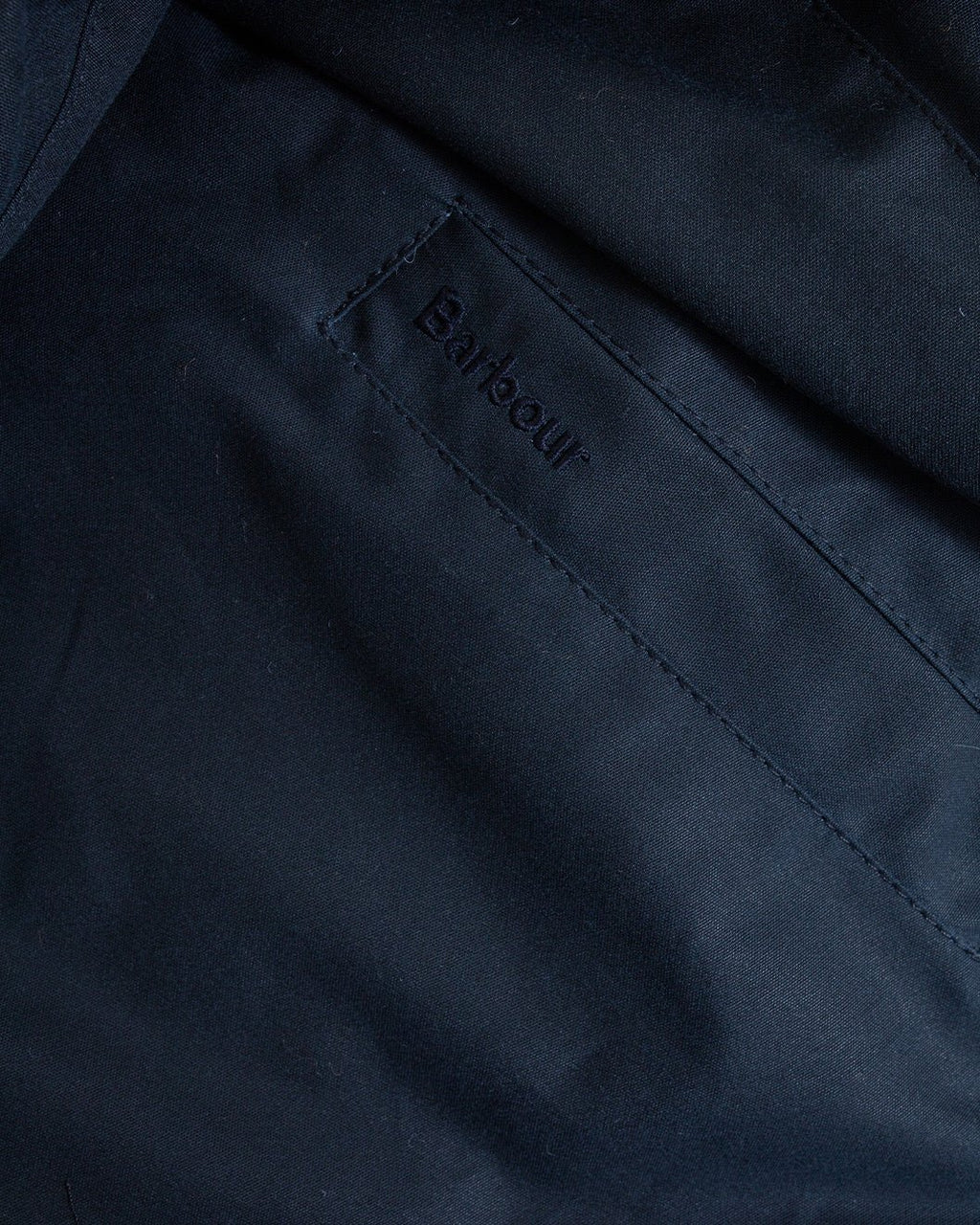 Macklow Wax Jacket Navy - BARBOUR
