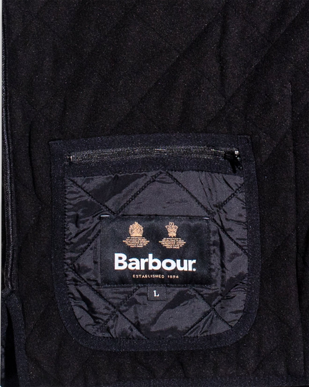 Polarquilt Waistcoat/Zip-In Liner Black - BARBOUR