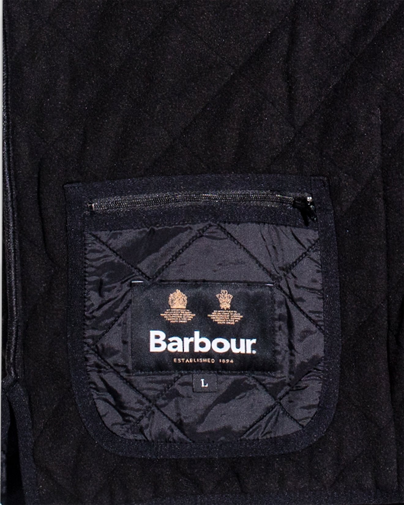 Polarquilt Waistcoat/Zip-In Liner Black - BARBOUR