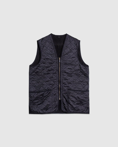 Polarquilt Waistcoat/Zip-In Liner Black - BARBOUR