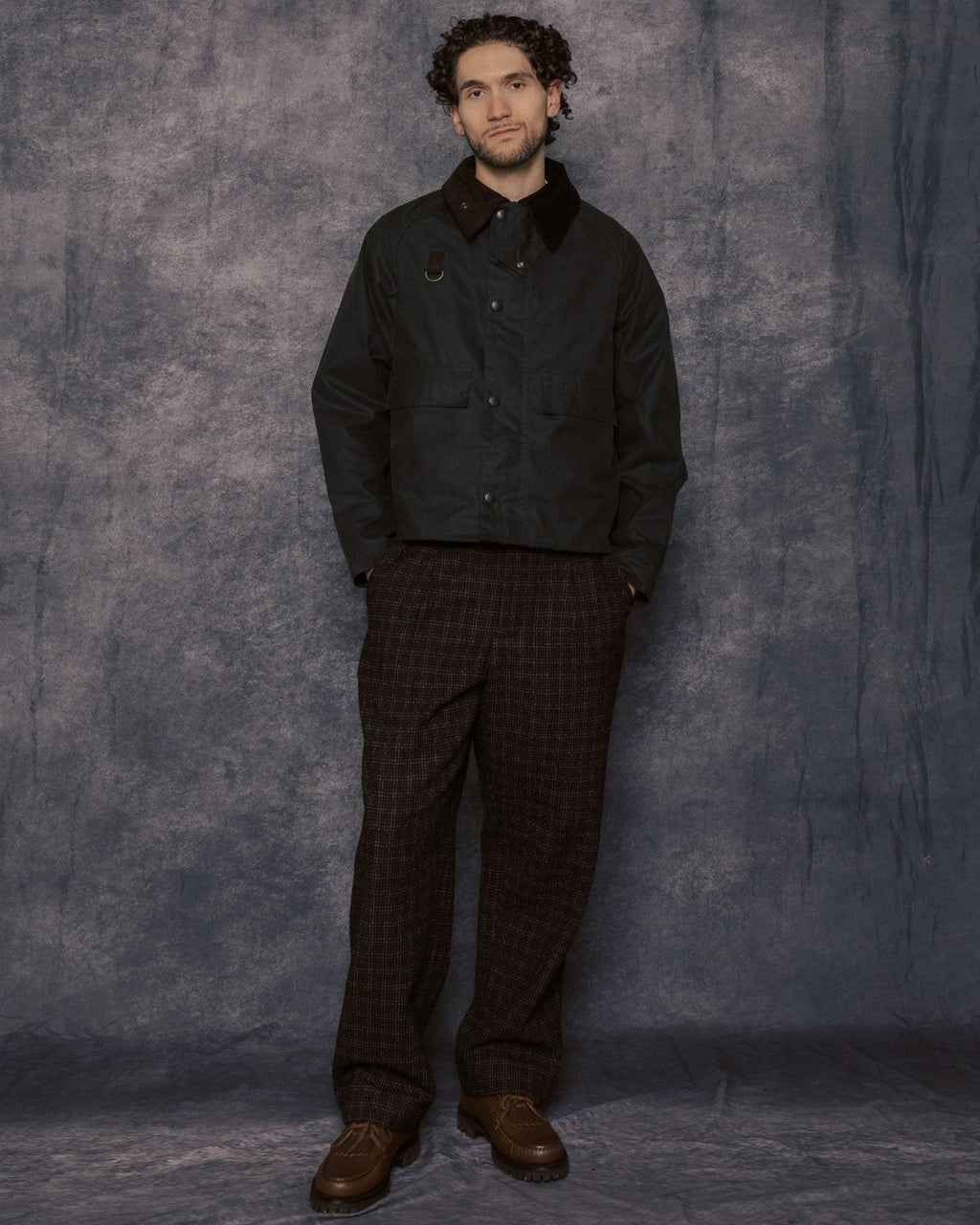 Spey Wax Jacket Sage - BARBOUR