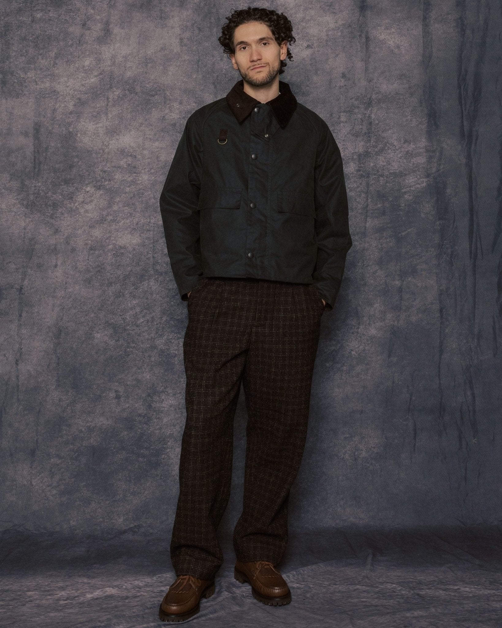 Spey Wax Jacket Sage - BARBOUR